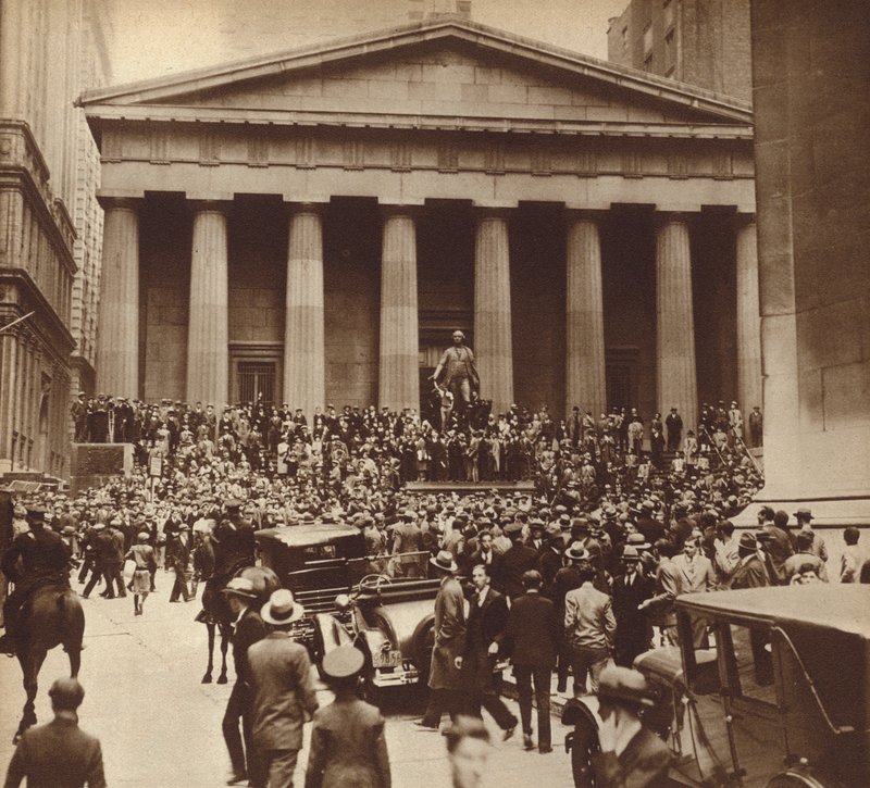 The Wall Street Crash by American Photographer