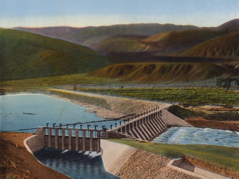 Truckee River Dam, Nevada by American Photographer