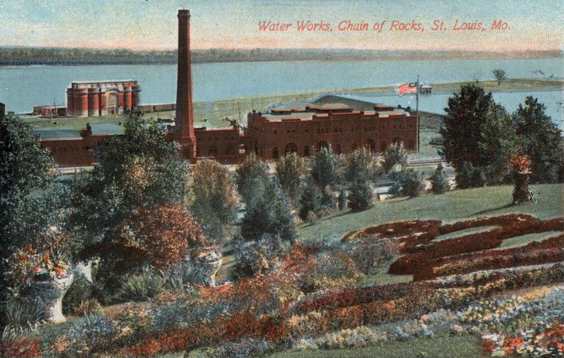 Water Works, Chain of Rocks, St Louis, Missouri by American Photographer