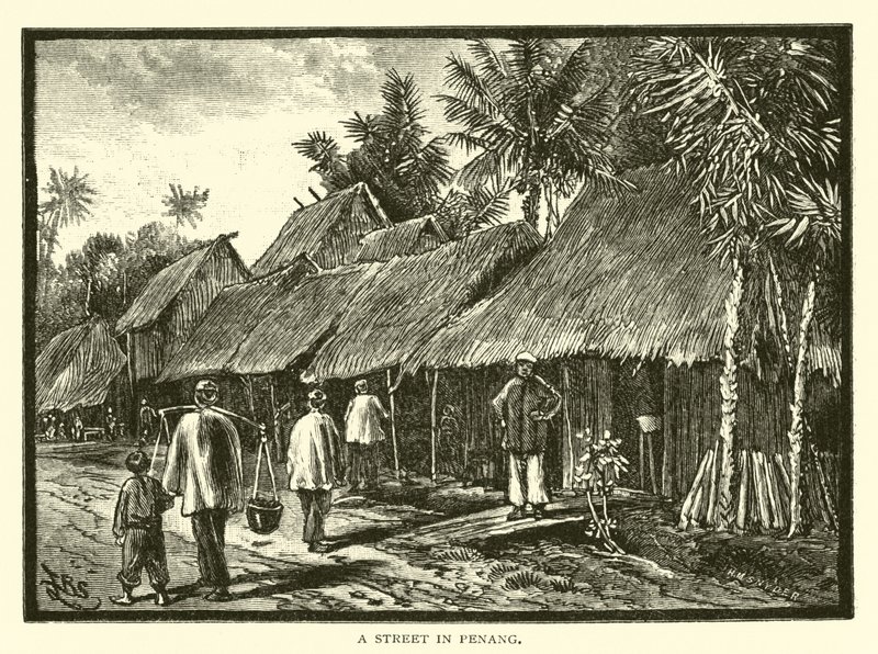 A Street in Penang by American School
