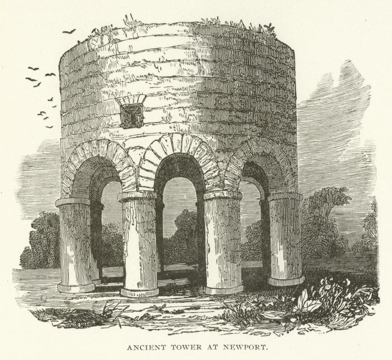 Ancient Tower at Newport by American School