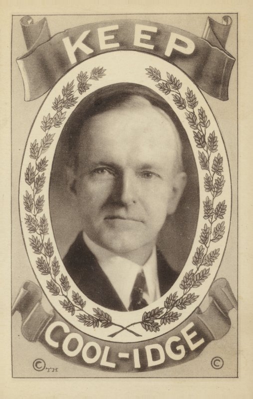 Calvin Coolidge by American School