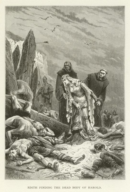 Edith Finding the Dead Body of Harold by American School