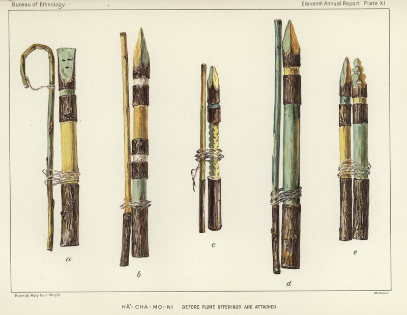 Ha-Cha-Mo-Ni - Before Plume Offerings Are Attached by American School