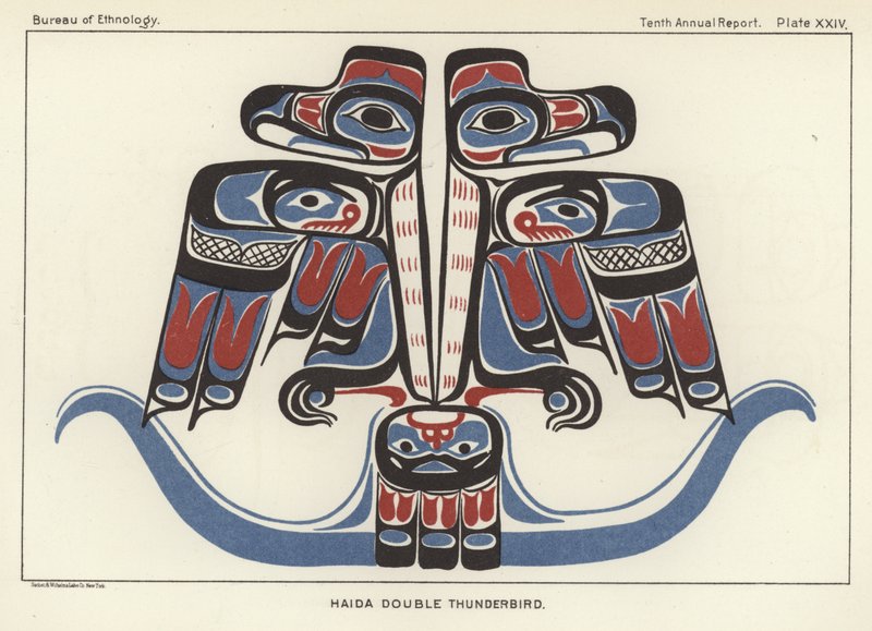 Haida Double Thunderbird by American School