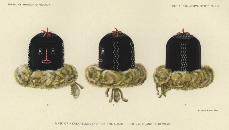 Mask of Hehea (Blunderer) of the Nadir by American School
