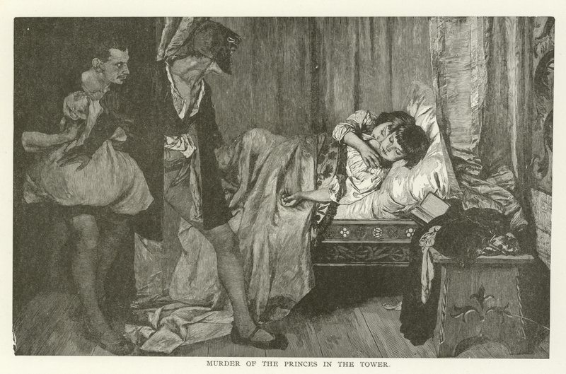 Murder of the Princes in the Tower by American School