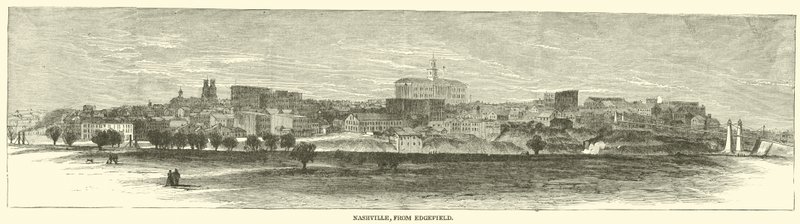 Nashville, from Edgefield, December 1864 by American School