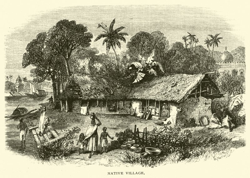 Native village by American School