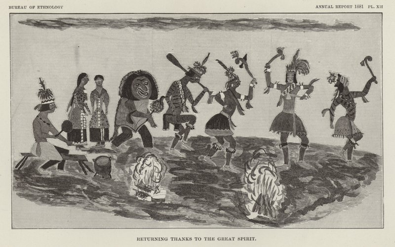 Returning Thanks to the Great Spirit by American School
