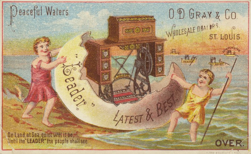 Sewing Machine on Make-Shift Boat by American School
