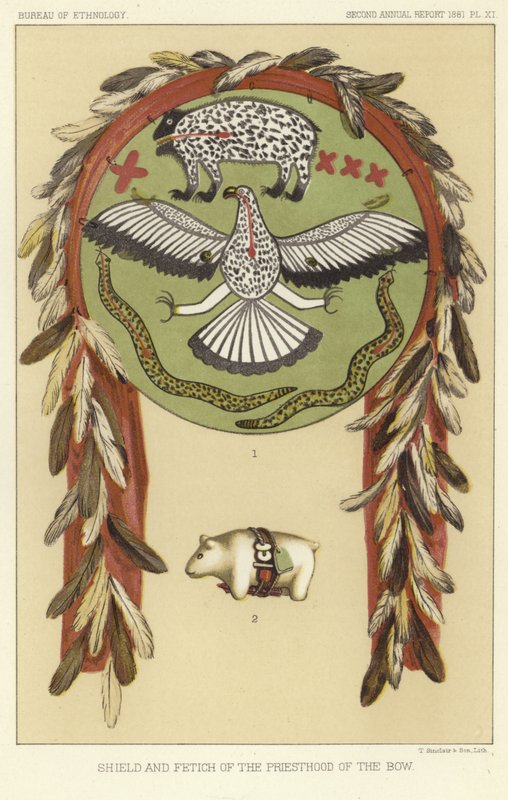 Shield and Fetich of the Priesthood of the Bow by American School