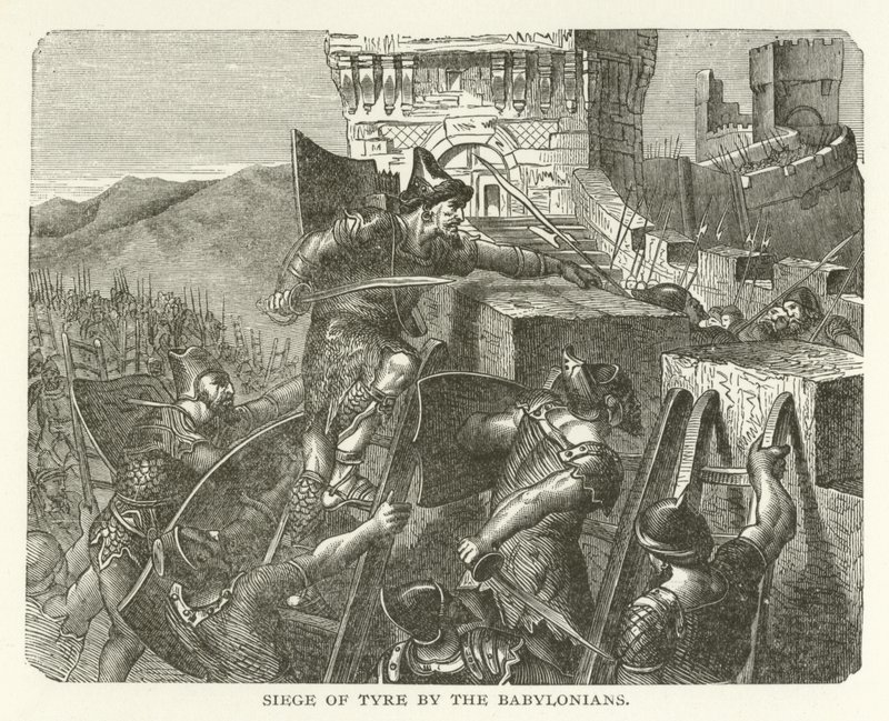 Siege of Tyre by the Babylonians by American School