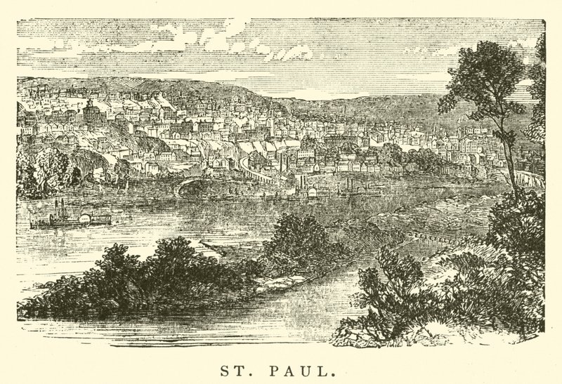St Paul (engraving) by American School