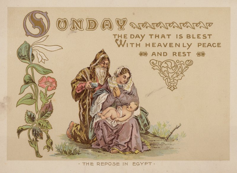 Sunday, the day that is blest with heavenly peace and rest by American School