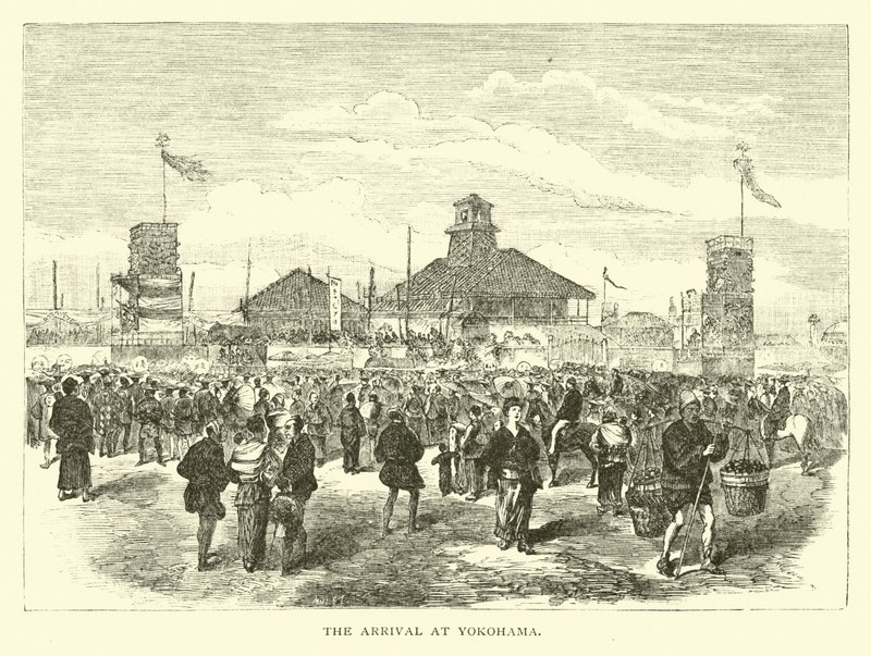 The arrival at Yokohama by American School
