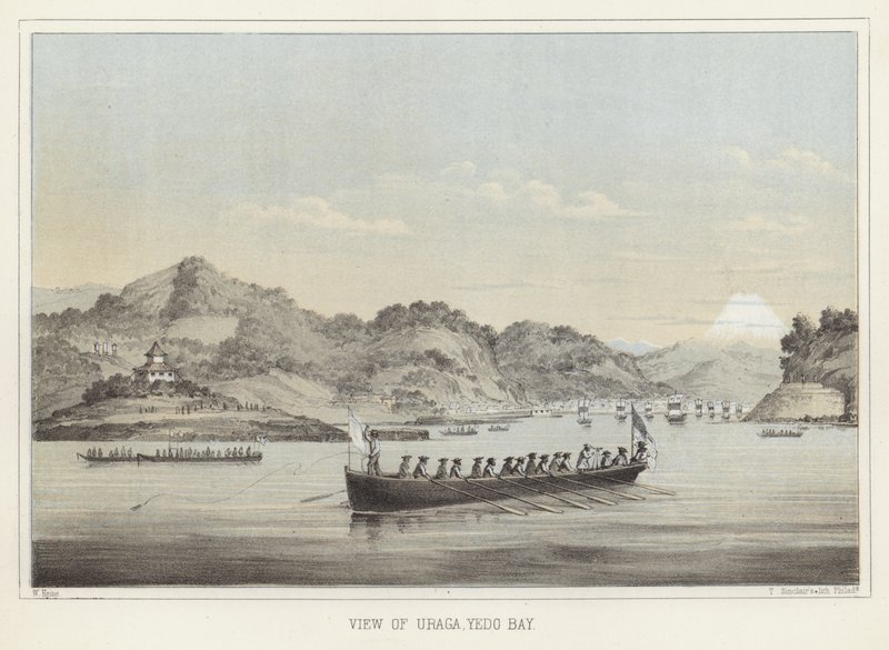 View of Uraga, Yedo Bay, Japan by American School