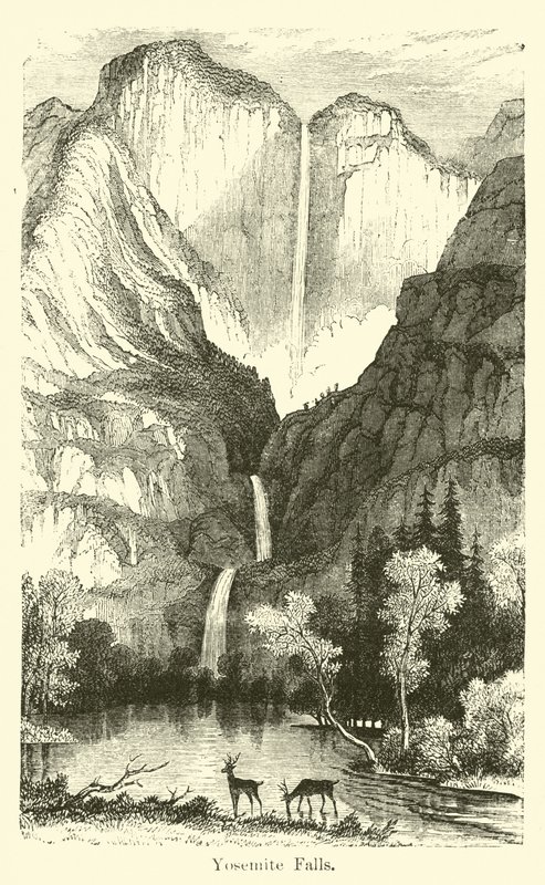 Yosemite Falls by American School