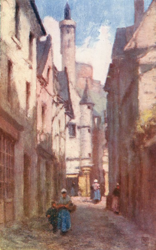 Rue du Grand Carroi, Chinon by Amy B. Atkinson