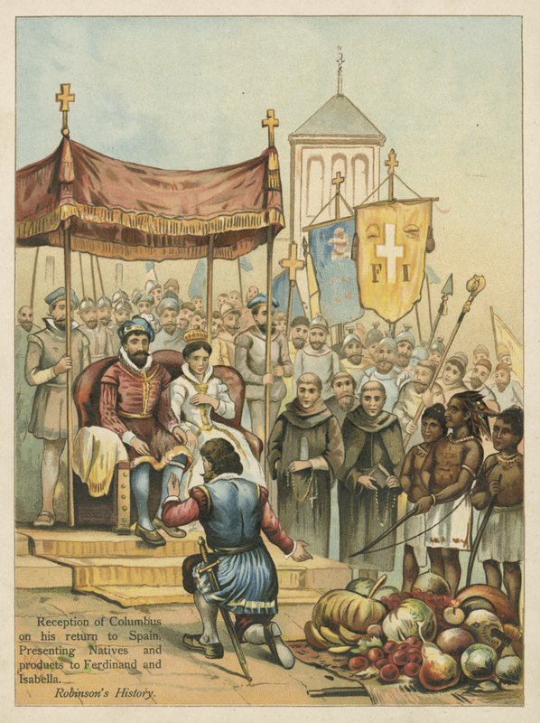 Reception of Columbus on His Return from the New World by Andrew Melrose