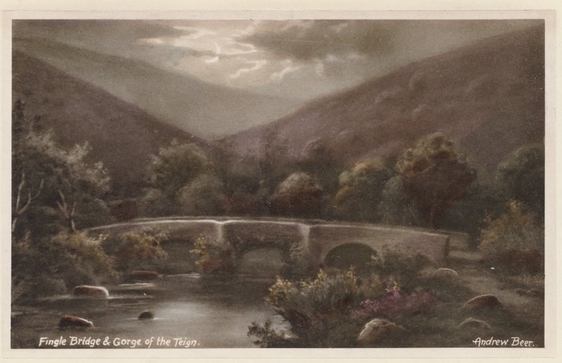 Dartmoor: Fingle Bridge and Gorge of the Teign by Andrew Beer