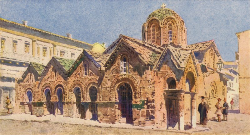 Church of Panagia Kapnikarea, Athens by Angelos Giallinos