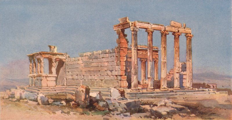 Erectheion, Athens by Angelos Giallinos
