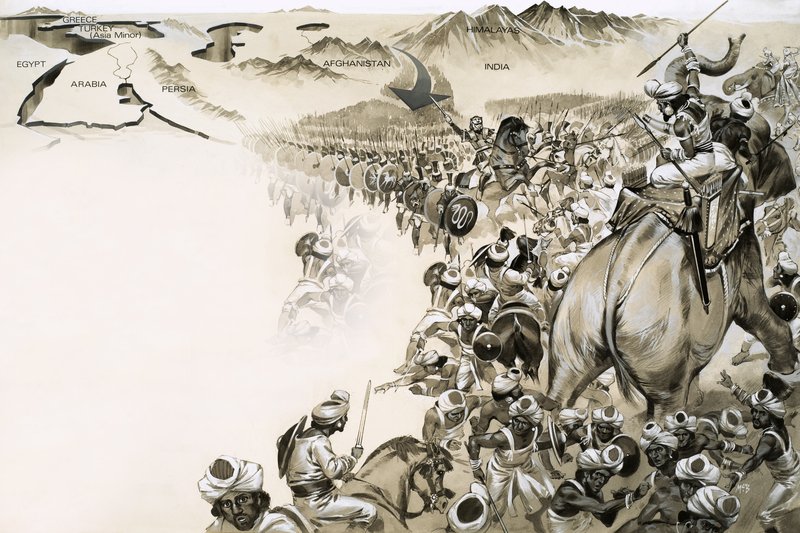 Alexander the Great Invades India by Angus McBride