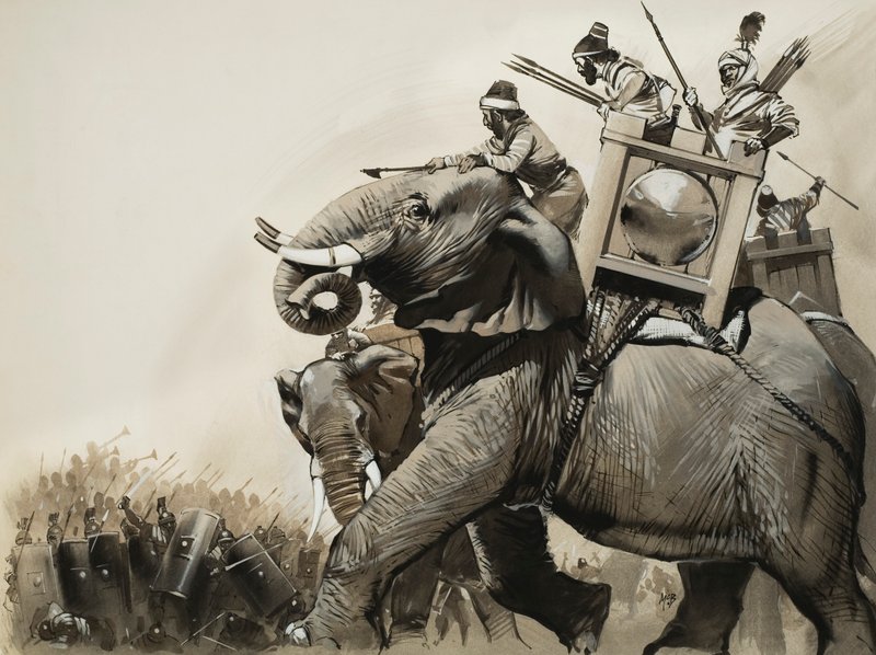 The Battle of Zama in 202 BC by Angus McBride