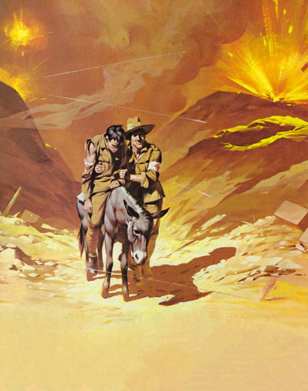 The Man with the Donkey, John Simpson by Angus McBride