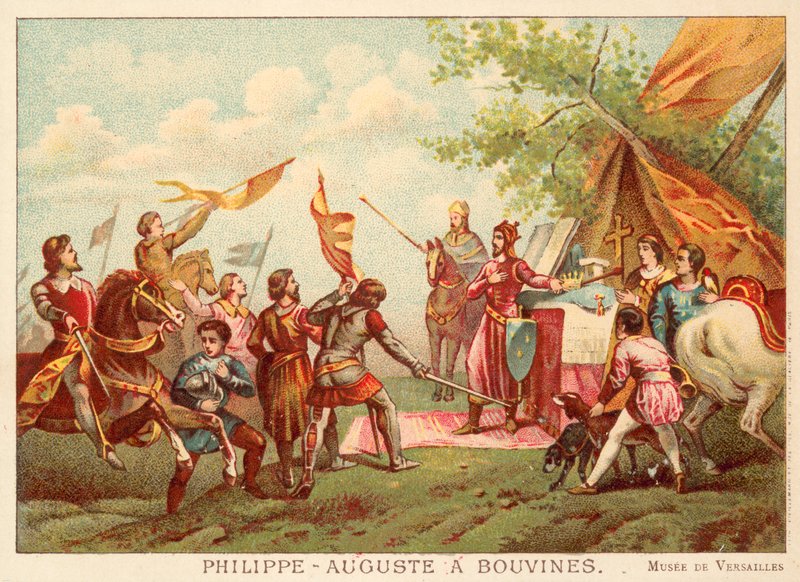 Philip Augustus of France at Bouvines, 1214 by Antoine Charles Horace Vernet