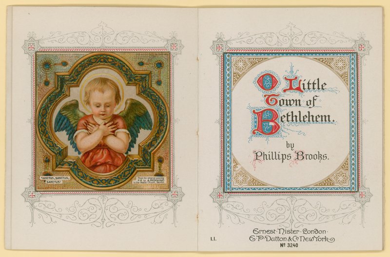 Illustration for O Little Town Of Bethlehem by Archibald Henning
