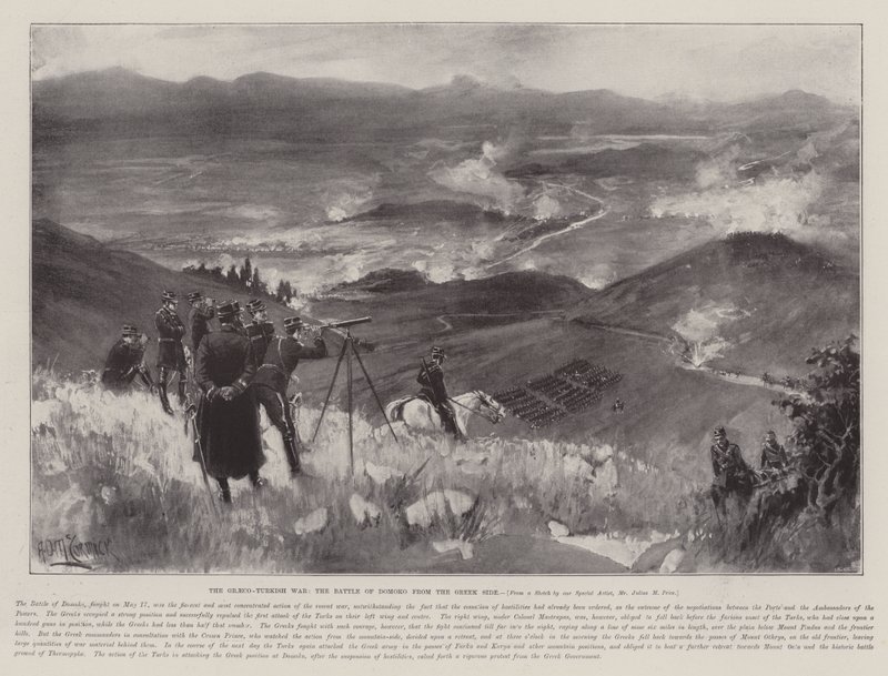 The Graeco-Turkish War, the Battle of Domoko from the Greek Side by Arthur David McCormick