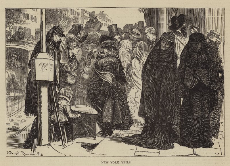 New York Veils by Arthur Boyd Houghton