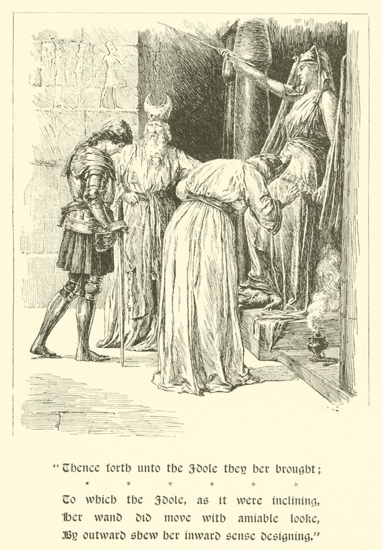 The Adventures Of Sir Artegall, Radigund And Britomart by Arthur George Walker