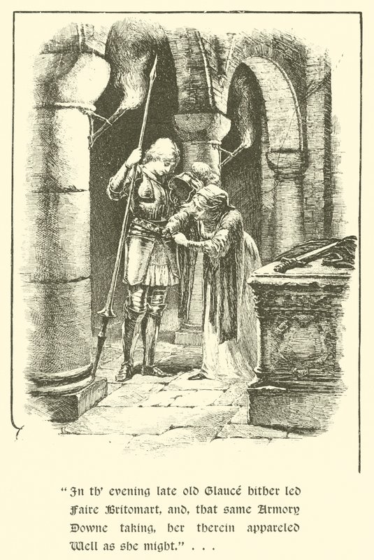 The Legend of Britomart, How Britomart Set Forth On Her Quest by Arthur George Walker