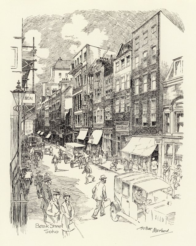 Beak Street, Soho by Arthur Moreland