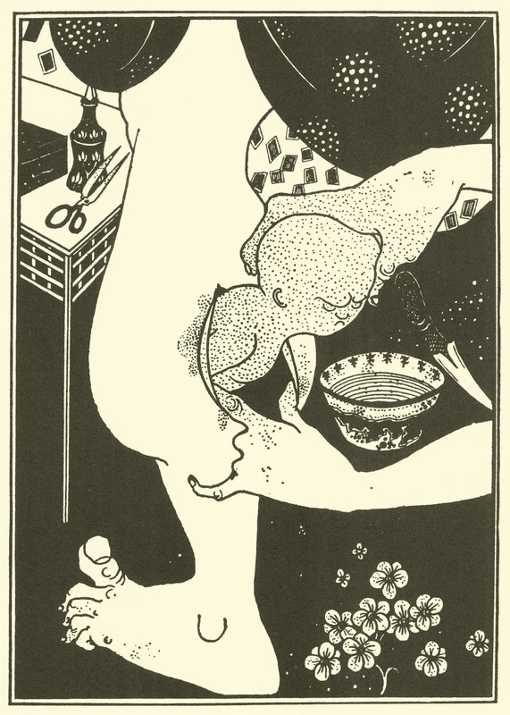 Birth of the Calf of the Leg by Aubrey Beardsley