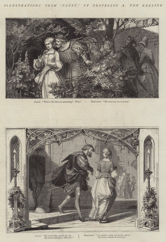 Illustrations from Faust by August von Kreling