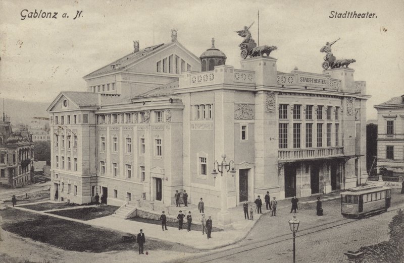 Theatre, Gablonz an der Neisse, Austria by Austrian Photographer