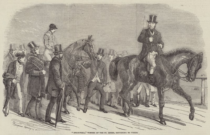Stockwell, Winner of the St Leger, Returning to Weigh by Benjamin Herring