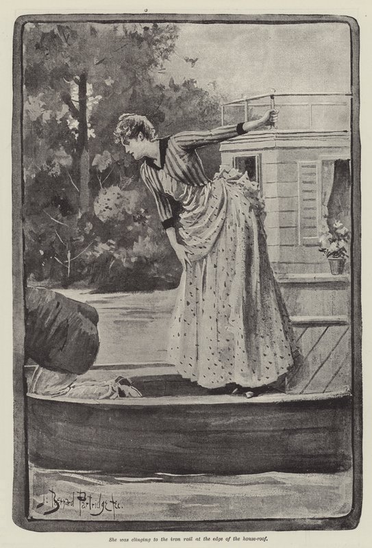The Strange Adventures of a House-Boat, by William Black by Bernard Partridge