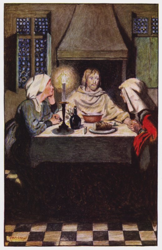 Illustration for The Cloister and The Hearth by Charles Reade by Byam (after) Shaw