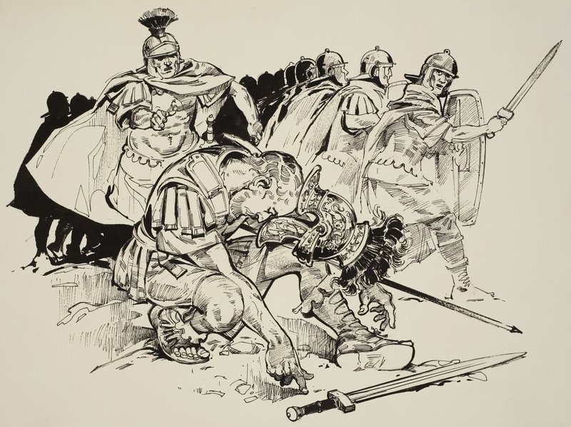 Death of Emperor Julian (331-63) by C.L. Doughty