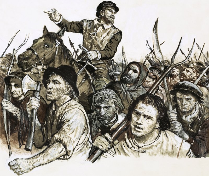 Robert Kett leading a peasants