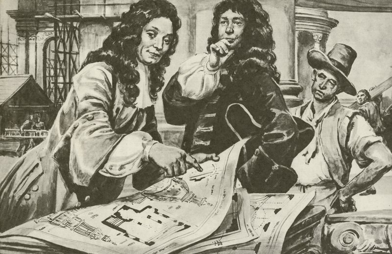 Sir Christopher Wren, the architect of St Paul