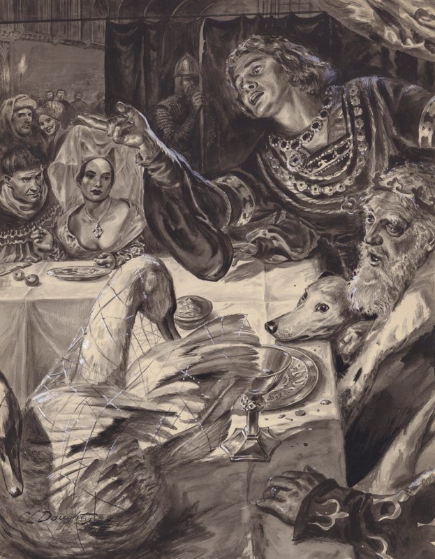 The young Prince of Wales swears to fight the Scots by C.L. Doughty