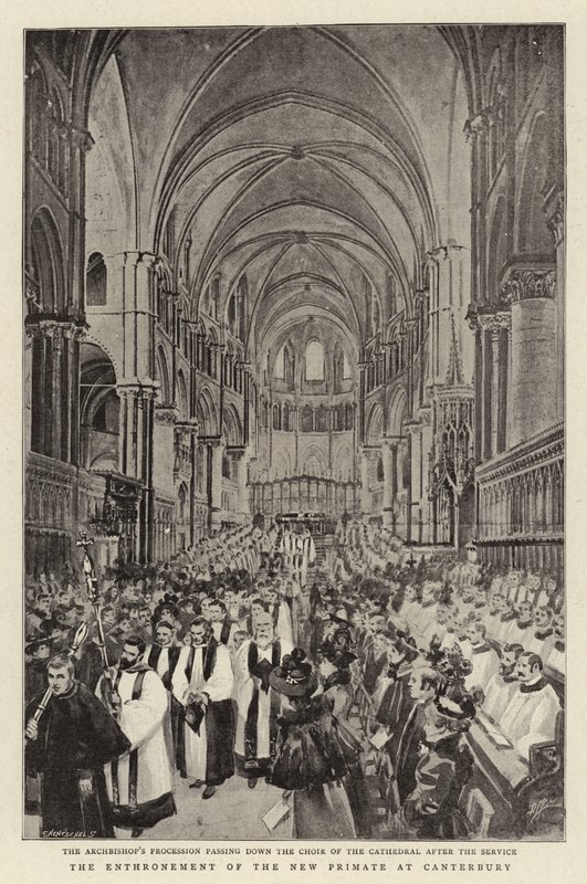 The Enthronement of the New Primate at Canterbury by C. Hentschell