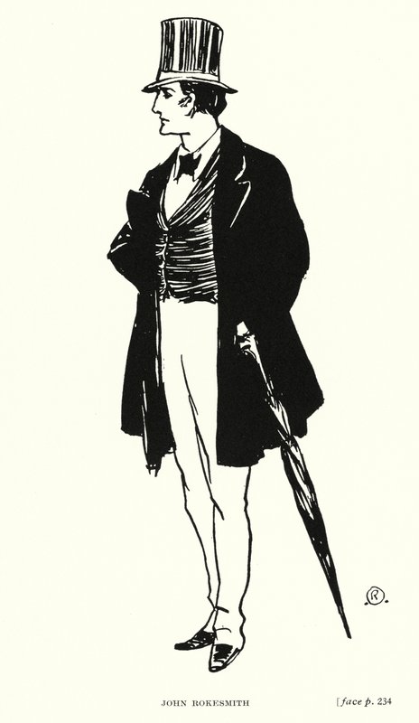 Dickens character: John Rokesmith by Captain Edward Henry Handley Read