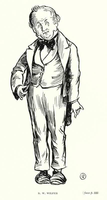 Dickens character: R W Wilfer by Captain Edward Henry Handley-Read